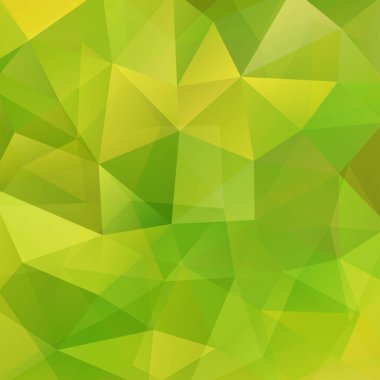 Soyut çokgen vektör arkaplanı. Yeşil geometrik vektör çizimi. Yaratıcı tasarım şablonu.