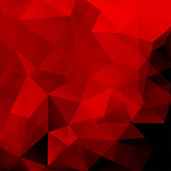 Podłoże wykonane z trójkątów czerwony, czarny. Kwadratowych kompozycji z figur geometrycznych. EPS 10 — Wektor stockowy