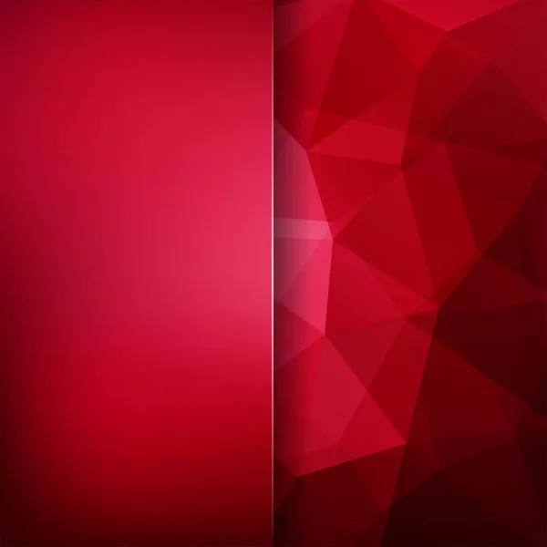 Roter polygonaler Vektorhintergrund. Hintergrund verschwimmen lassen. kann im Cover-Design, Buchdesign, Website-Hintergrund verwendet werden. Vektorillustration — Stockvektor