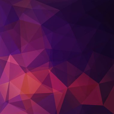 Mor çokgen vektör arka planı. Kapak tasarımı, kitap tasarımı, web sitesi arka planında kullanılabilir. Vektör illüstrasyonu