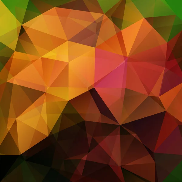 Abstrakta polygonal vector bakgrund. Brun geometriska vektorillustration. Kreativ designmall. — Stock vektor