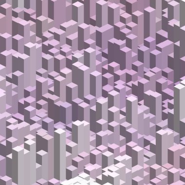 Tasarım için soyut pembe küpler arka plan. Vektör Eps10