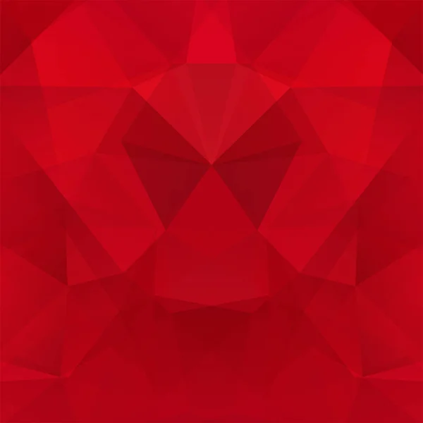 Tło kształtów geometrycznych. Czerwona mozaika. Wektor EPS 10. Ilustracja wektora — Wektor stockowy