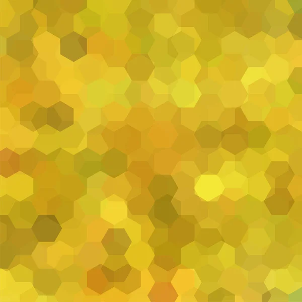 Fond vectoriel avec hexagones jaunes. Peut être utilisé dans la conception de couverture, conception de livre, fond de site Web. Illustration vectorielle — Image vectorielle