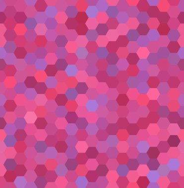 Arka plan pembe altıgenler yaptı. Sorunsuz arka plan. Geometrik şekiller ile kare kompozisyon