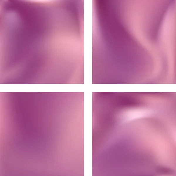 Набор с розовыми и размытыми задними фонарями. Векторная иллюстрация. Современный геометрический фон. Абстрактный шаблон. — стоковый вектор