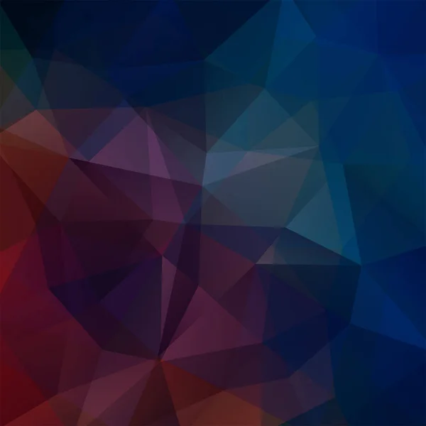 Fondo abstracto formado por triángulos azul y púrpura. Diseño geométrico para presentaciones de negocios o volante de banner de plantilla web. Ilustración vectorial — Archivo Imágenes Vectoriales