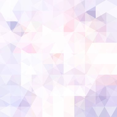 Pastel pembe, beyaz üçgen oluşan arka plan. İş sunumları veya web şablonu afiş afiş için geometrik tasarım. Vektör çizim