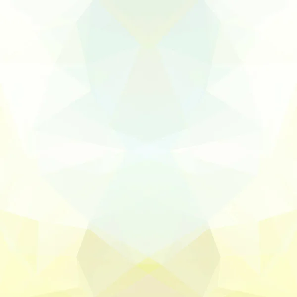 Abstract background consisting of pastel yellow, blue, white triangles. Geometric design for business presentations or web template banner flyer. Vector illustration — Stock Vector