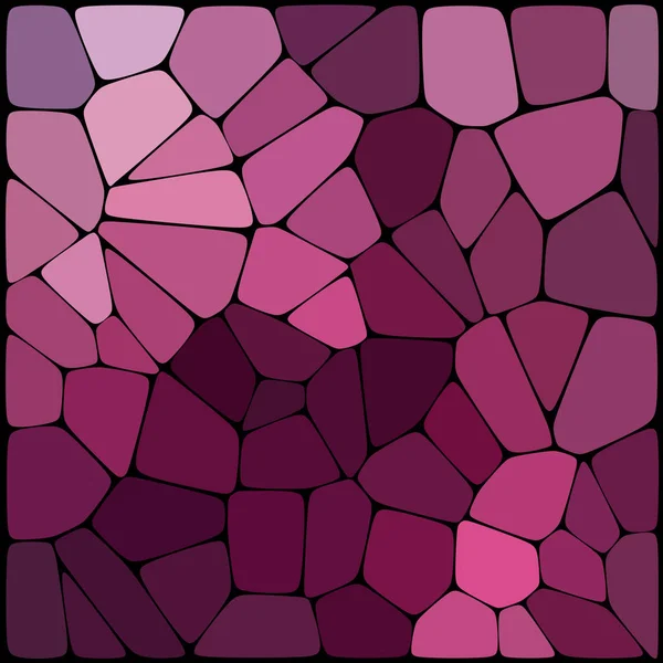 Modello astratto mosaico composto da elementi geometrici di diverse dimensioni e colori. Illustrazione vettoriale. Rosa, colori viola . — Vettoriale Stock