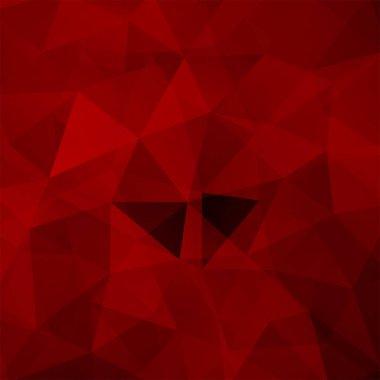 Arka plan koyu kırmızı üçgen yaptı. Geometrik şekiller ile kare kompozisyon. EPS 10