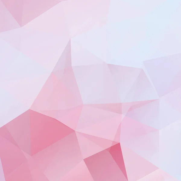 パステル、ピンクの三角形で作られた背景。幾何学的形状を持つ正方形の構成。エプス 10 — ストックベクタ
