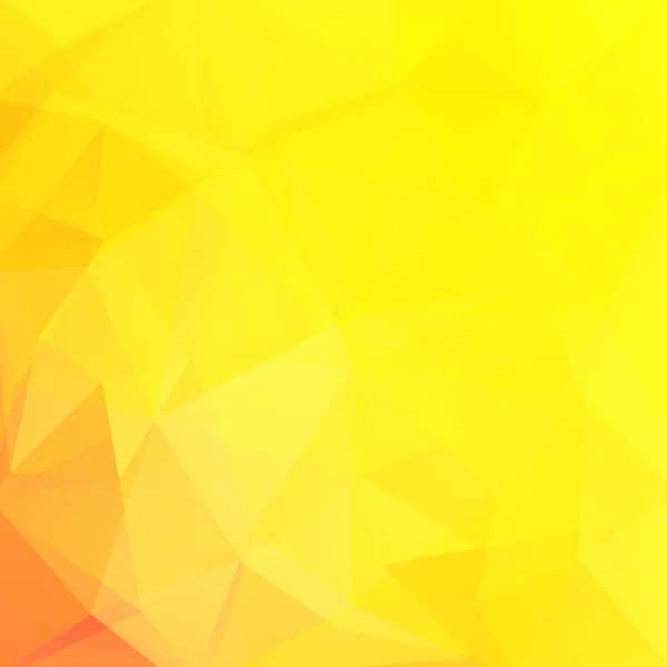 Abstracte achtergrond bestaande uit gele driehoeken. Geometrische vormgeving voor zakelijke presentaties of websjabloon banner flyer. Vectorillustratie — Stockvector