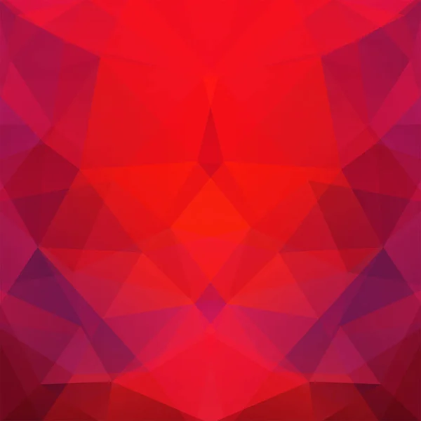 赤の多角形のベクトルの背景。カバー デザイン、ブック デザイン、web サイトの背景に使用できます。ベクトル図 — ストックベクタ