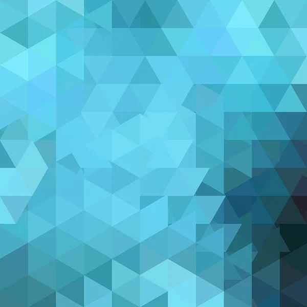 Fondo hecho de triángulos azules. Composición cuadrada con formas geométricas. Eps 10 — Vector de stock