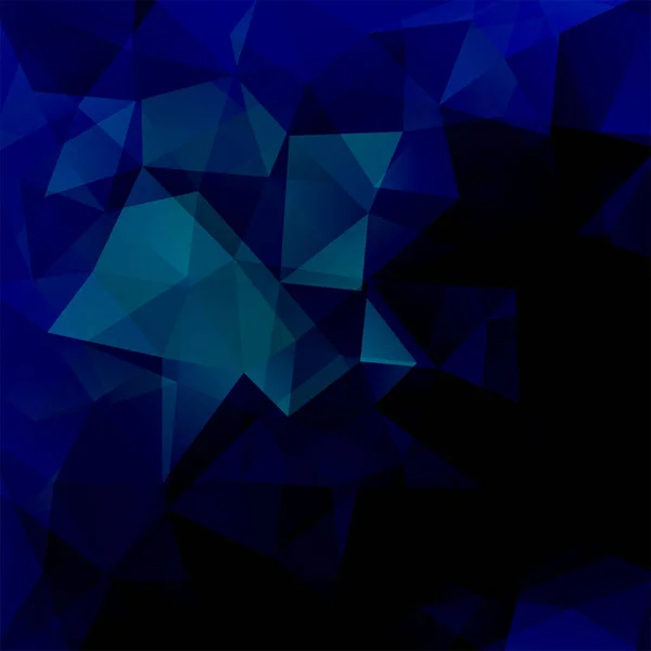 Fondo vectorial poligonal azul oscuro. Se puede utilizar en el diseño de portada, diseño de libros, fondo del sitio web. Ilustración vectorial — Vector de stock