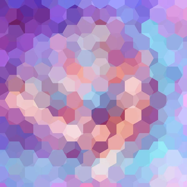 Fundo abstrato composto por hexágonos roxo, azul, rosa, laranja. Design geométrico para apresentações de negócios ou panfleto de banner de modelo web. Ilustração vetorial — Vetor de Stock