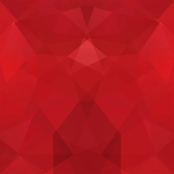 Fond vectoriel polygonal rouge. Peut être utilisé dans la conception de couverture, conception de livre, fond de site Web. Illustration vectorielle — Image vectorielle
