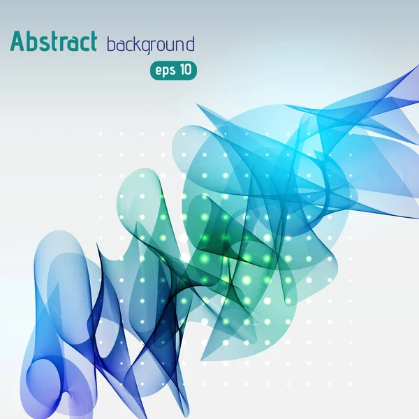 Abstract template vector background. Vector illustration. Green, blue colors. — Stock Vector