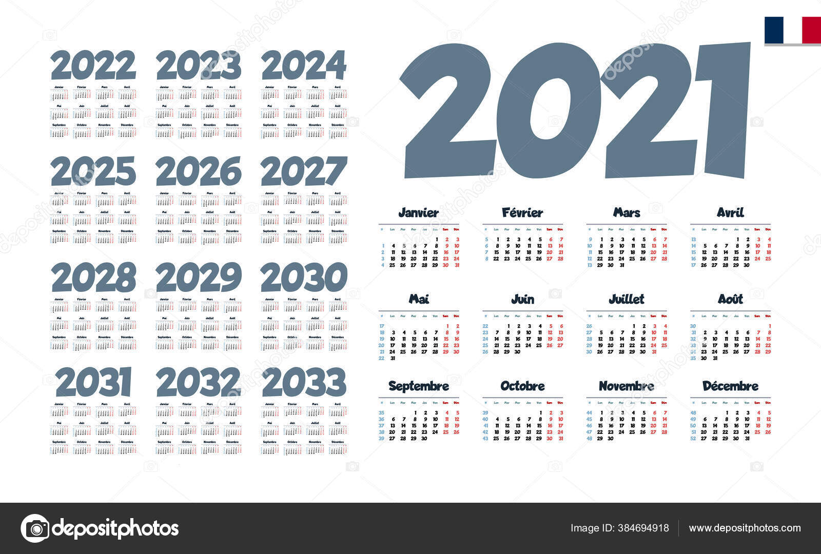 French Calendar 21 33 Week Starts Monday Vector Image By C Tashechka Vector Stock French Calendar 21 33 Week Starts Monday Vector Image By C Tashechka Vector Stock