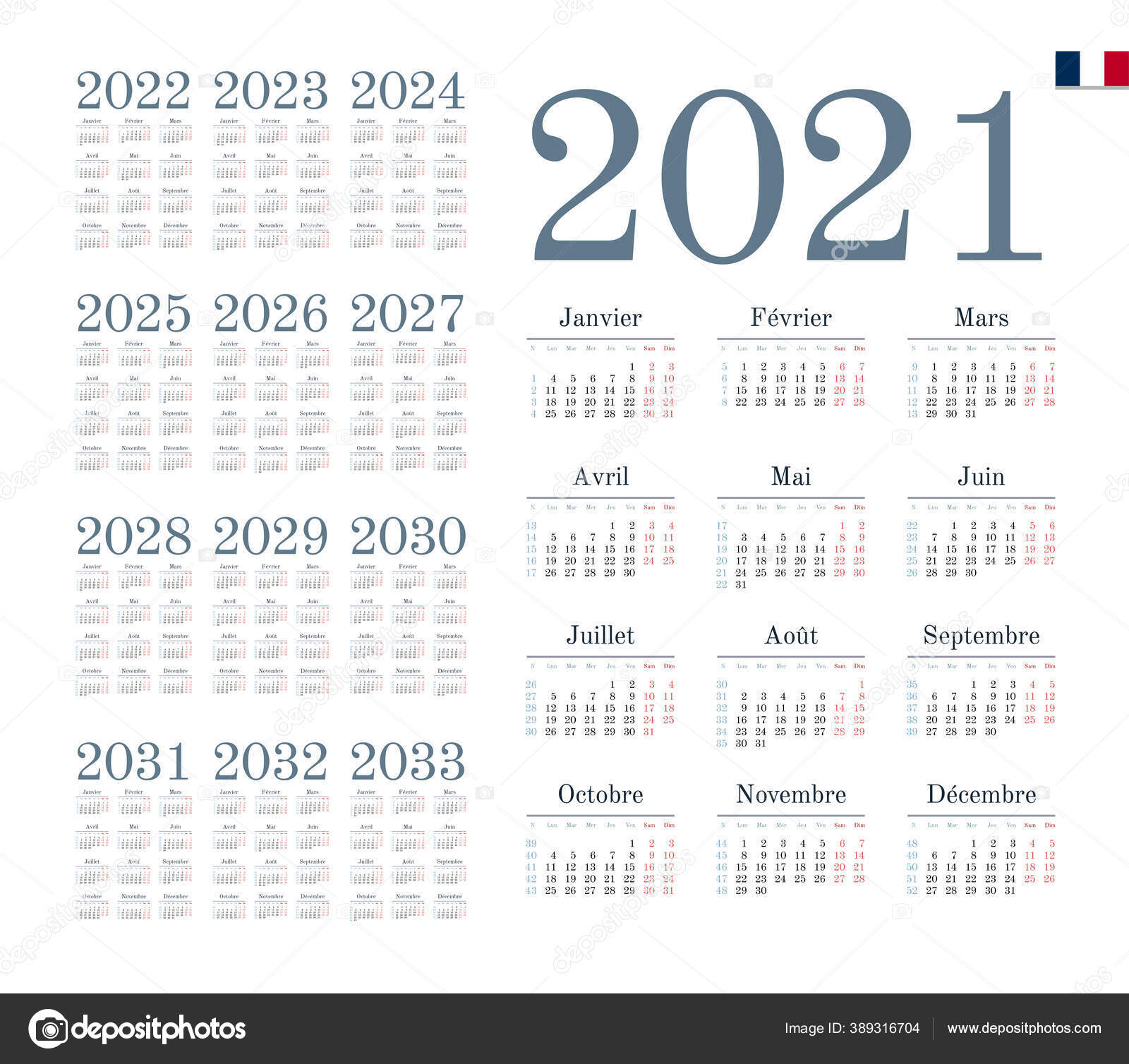 French Calendar 21 33 Week Starts Monday Vector Image By C Tashechka Vector Stock French Calendar 21 33 Week Starts Monday Vector Image By C Tashechka Vector Stock