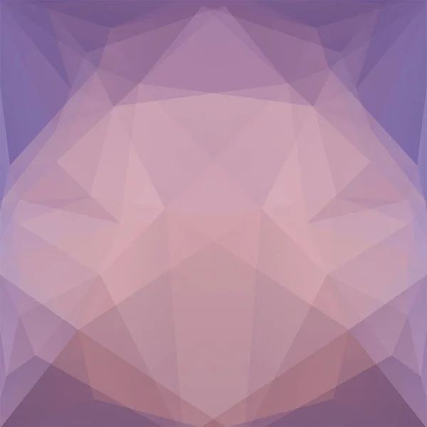 Fundo Feito Triângulos Rosa Pastel Composição Quadrada Com Formas Geométricas — Vetor de Stock