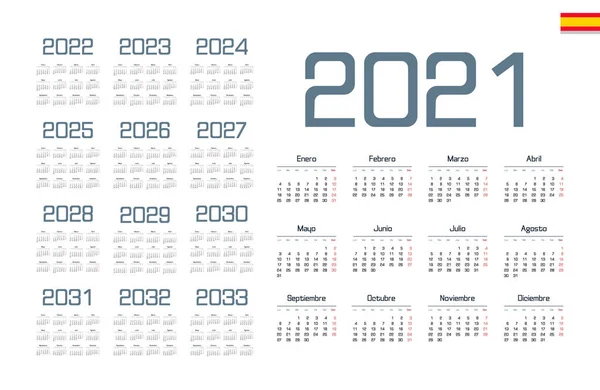 spansk kalender 2021