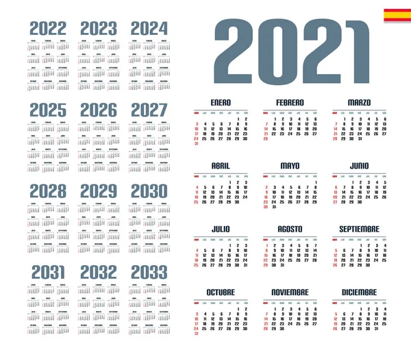spansk kalender 2021