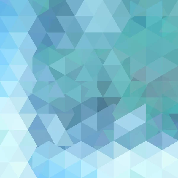 Fondo Abstracto Formado Por Triángulos Azules Diseño Geométrico Para Presentaciones — Vector de stock