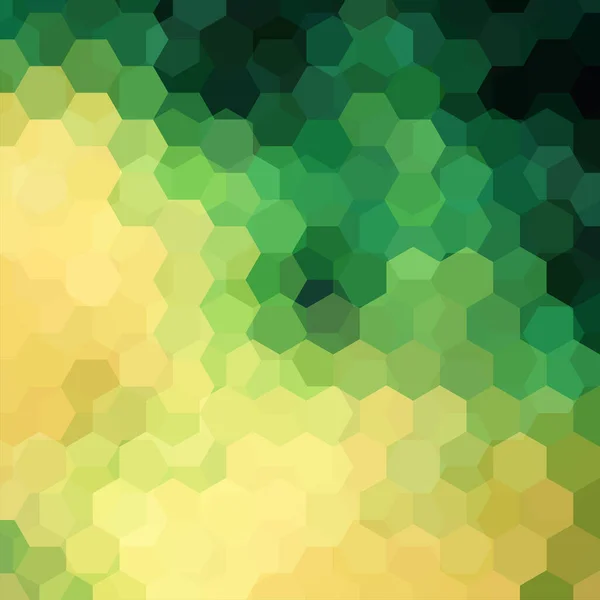 绿色几何形状的背景 马赛克图案病媒Eps 矢量说明 — 图库矢量图片
