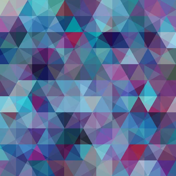 Fondo Vectorial Abstracto Con Triángulos Púrpura Azul Ilustración Vectorial Geométrica — Vector de stock