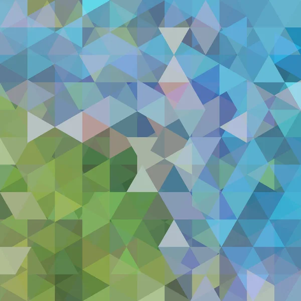 Абстрактный Геометрический Фон Синий Зеленый Цвет Векторная Иллюстрация — стоковый вектор