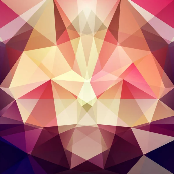 Abstrakter Hintergrund Bestehend Aus Beigen Braunen Dreiecken Geometrisches Design Für — Stockvektor