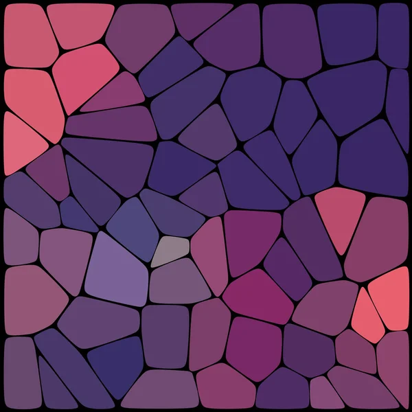 Fond Violet Géométrique Abstrait Composé Éléments Géométriques Disposés Sur Fond — Image vectorielle