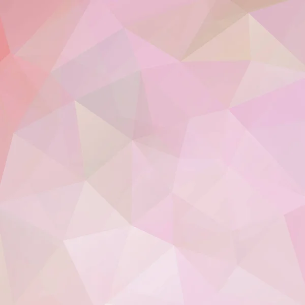 Fond Vectoriel Polygonal Rose Pastel Peut Être Utilisé Dans Conception — Image vectorielle