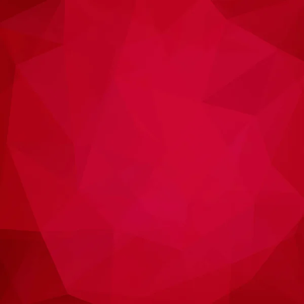 Patrón Geométrico Triángulos Poligonales Vector Fondo Tonos Rojos Patrón Ilustración — Vector de stock