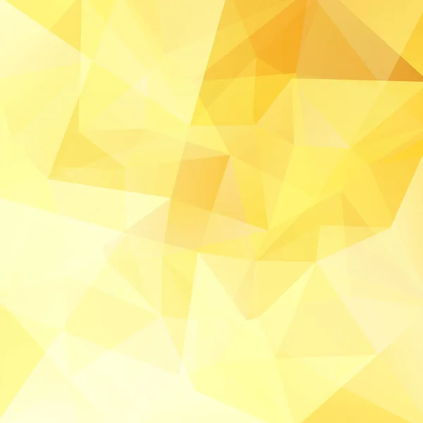 Fondo Abstracto Mosaico Amarillo Fondo Geométrico Triangular Elementos Diseño Ilustración — Vector de stock