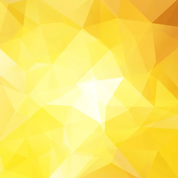 Abstrakter Hintergrund Bestehend Aus Gelben Dreiecken Geometrisches Design Für Unternehmenspräsentationen — Stockvektor