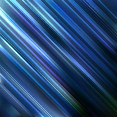 Soyut Mavi Düz Çizgiler Arkaplanı. Vektör Resimleri