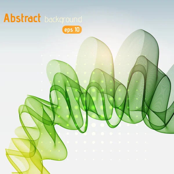 Abstract Green Template Vector Background Vector Illustration — Stock Vector