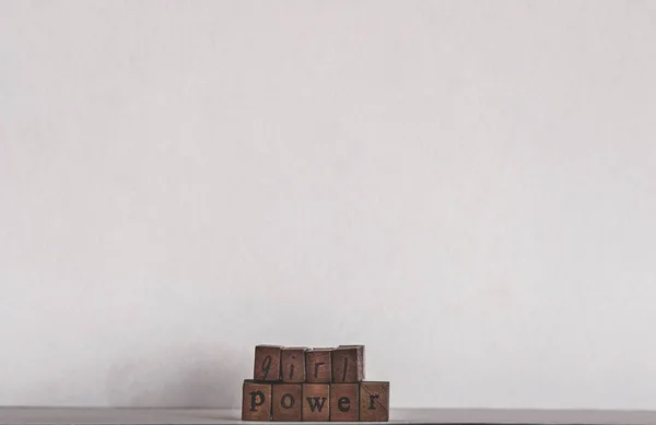 Girl power words — Stock Photo, Image