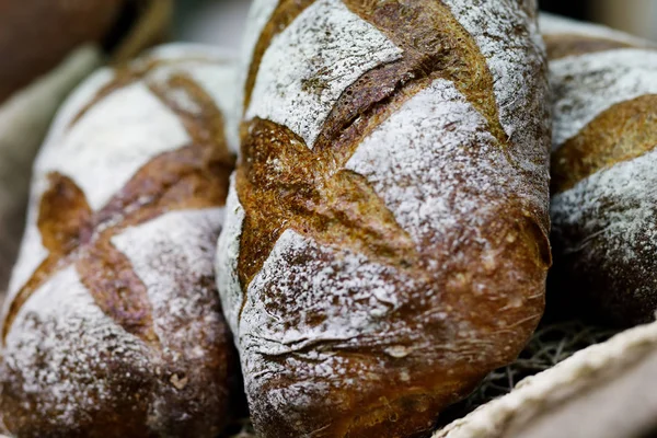 Artisan bread loaves — Stock Photo, Image
