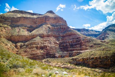 Virgin River Gorge güzel bir manzaraya