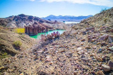 Dengeli Rock Koyu manzarasına bakan