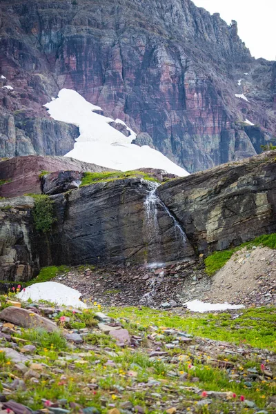 Wonderful View Mountains Glacier National Park — Stock Photo, Image