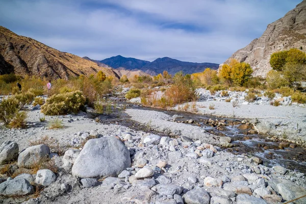 A flowing water in a stream of Whitewater Preserve Wildlands Conservancy