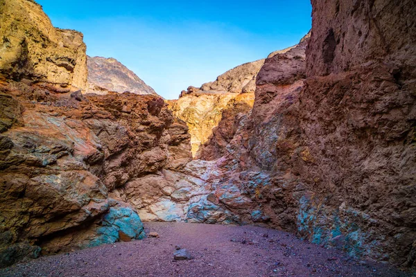 Палитра Цветных Камней Долине Смерти Национальный Парк — стоковое фото