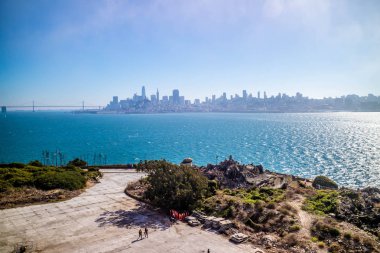 Kaliforniya'daki San Francisco şehir silüeti