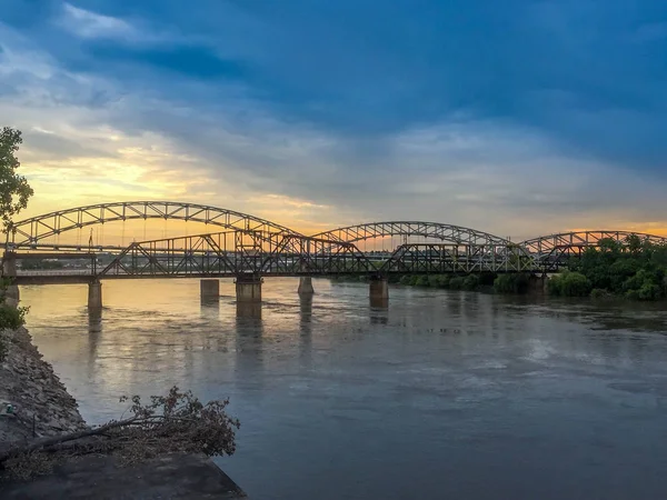 Ponte Buck Neil Kansas City Kansas — Fotografia de Stock