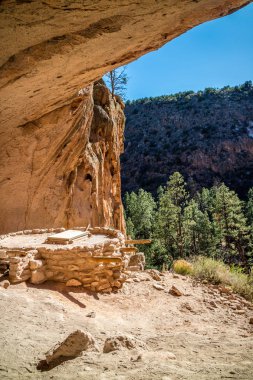 Kiva Bandelier ulusal anıt oyuk evinde